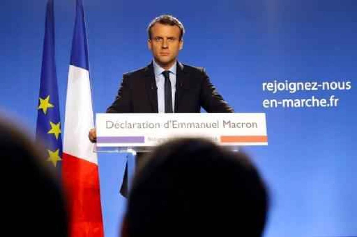 Emmanuel Macron stelt zich officieel kandidaat voor Franse presidentsverkiezingen