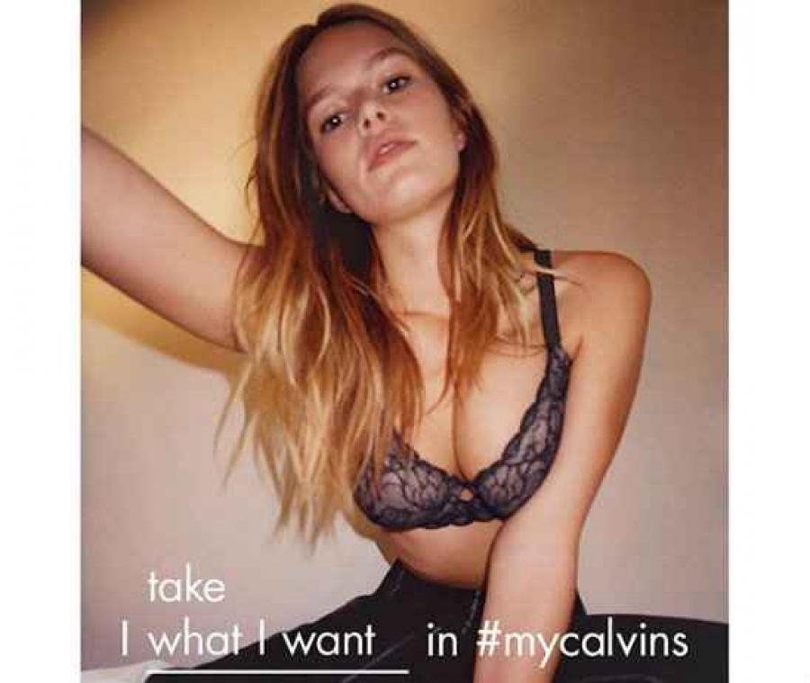 Calvin Klein mag reclameaffiche niet tonen in België