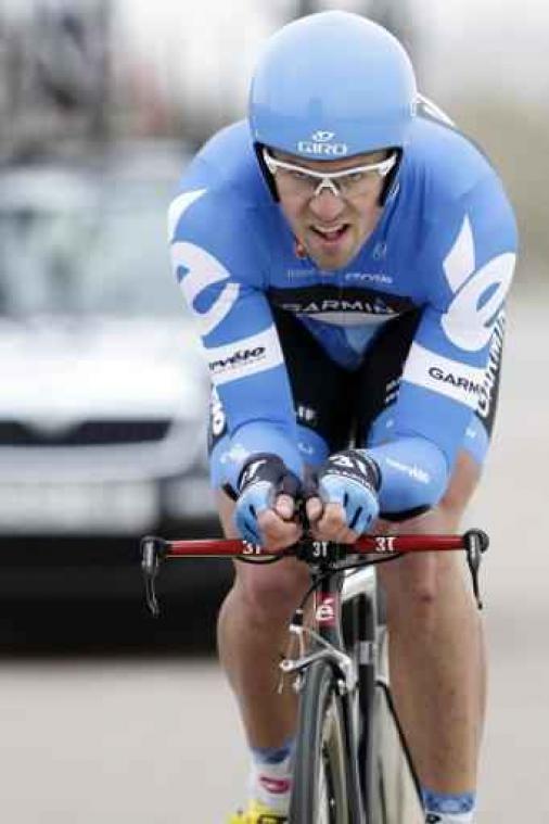 Zesdaagse van Gent - Yoeri Havik (Ned)/Alex Rasmussen geneutraliseerd