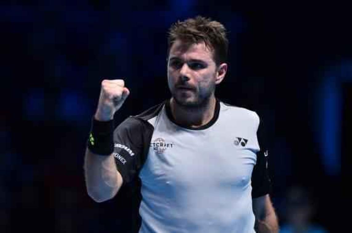 ATP World Tour Finals - Stan Wawrinka houdt kwalificatiekansen gaaf met zege tegen Marin Cilic