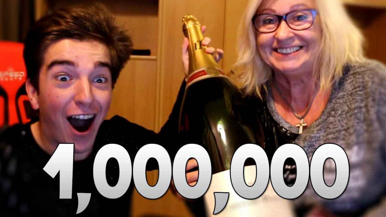 Vlaamse YouTuber behaalt 1 miljoen abonnees