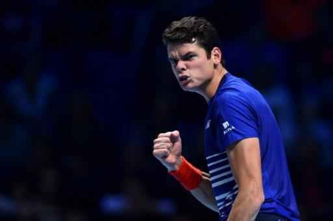 ATP World Tour Finals - Milos Raonic klopt Dominic Thiem en mag naar halve finales