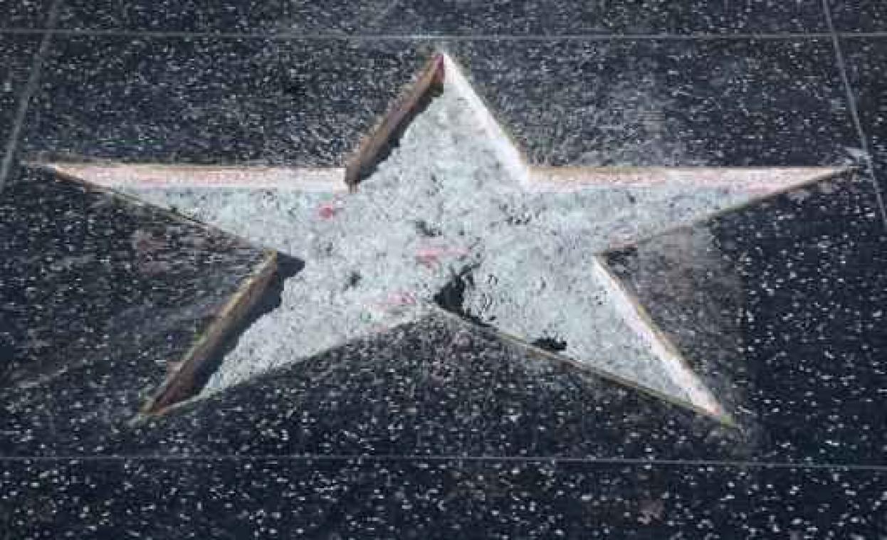 Man die Trump-ster Hollywood aan diggelen sloeg riskeert drie jaar cel