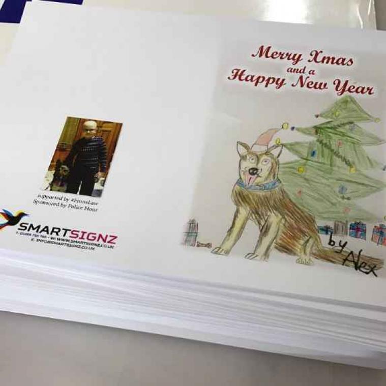 Kerstkaart Brits kankerpatiëntje is groot succes