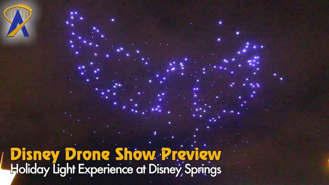 Droneshow vervangt vuurwerk in Disney World