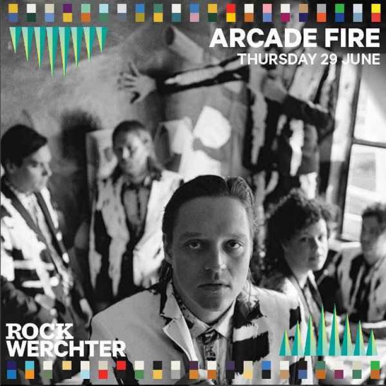 Arcade Fire op Rock Werchter