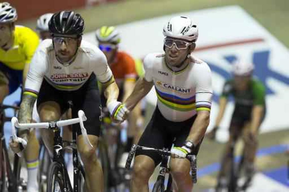 Mark Cavendish en Bradley Wiggins triomferen in Kuipke