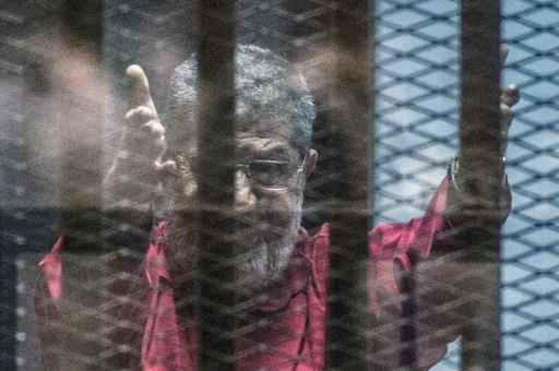 Afgezette Egyptische president Morsi ziet levenslange celstraf geannuleerd