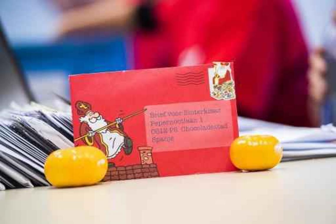 Bpost ontvangt 40 procent meer brieven voor Sinterklaas dan andere jaren
