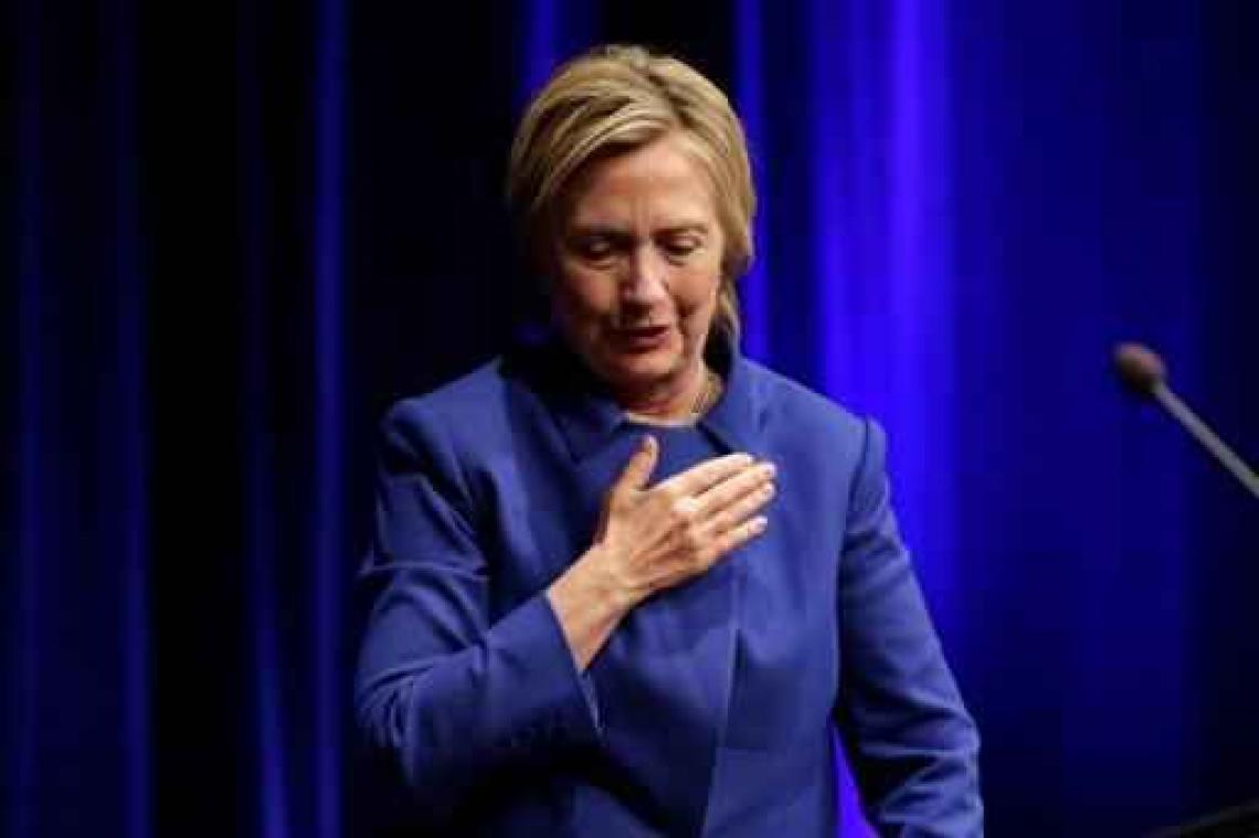 Regering van Trump zal Clinton niet vervolgen voor private e-mails