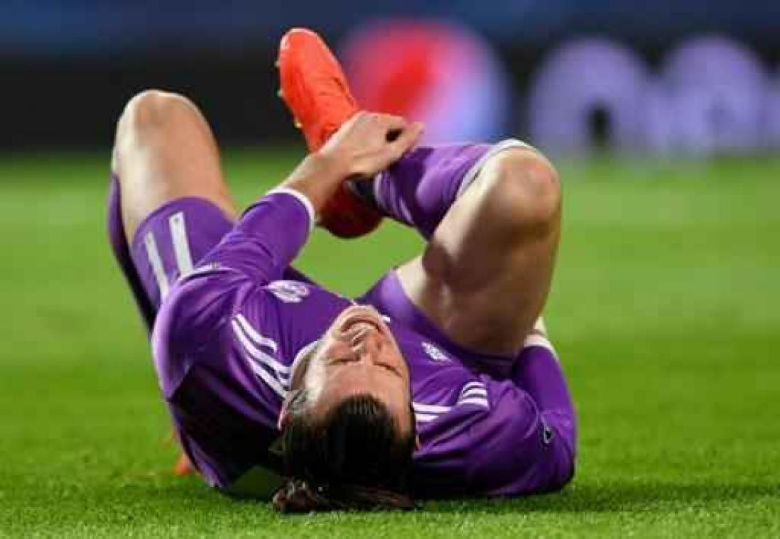 Gareth Bale (Real Madrid) valt uit met enkelblessure