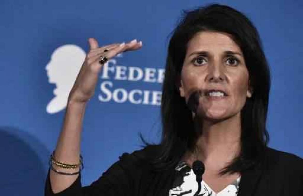Trump kiest Nikki Haley als VN-ambassadeur