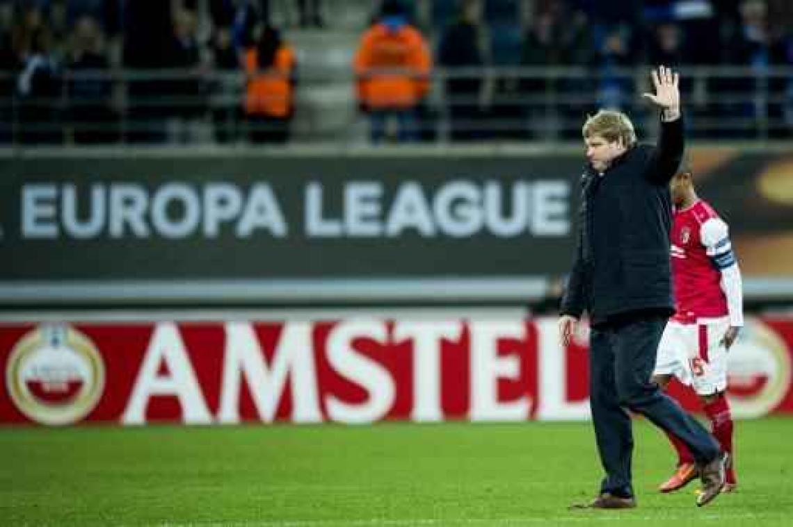 Europa League - Hein Vanhaezebrouck gelooft nog in Gentse kwalificatie