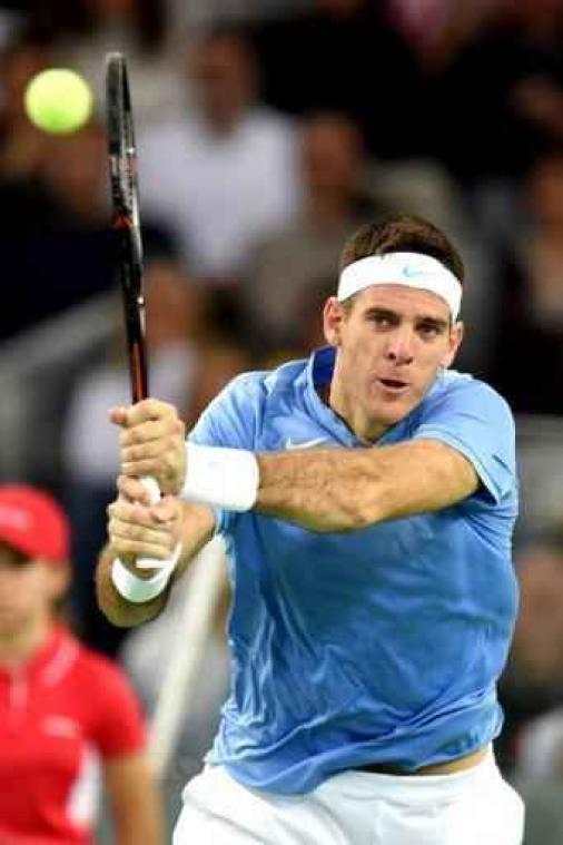 Davis Cup - Juan Martin del Potro brengt Argentinië langszij