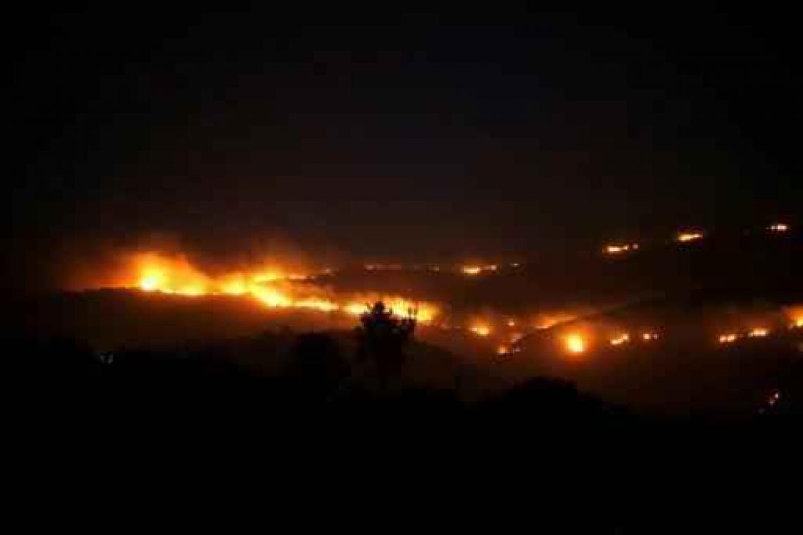 Bosbranden naderen Israëlische nederzetting op Westelijke Jordaanoever