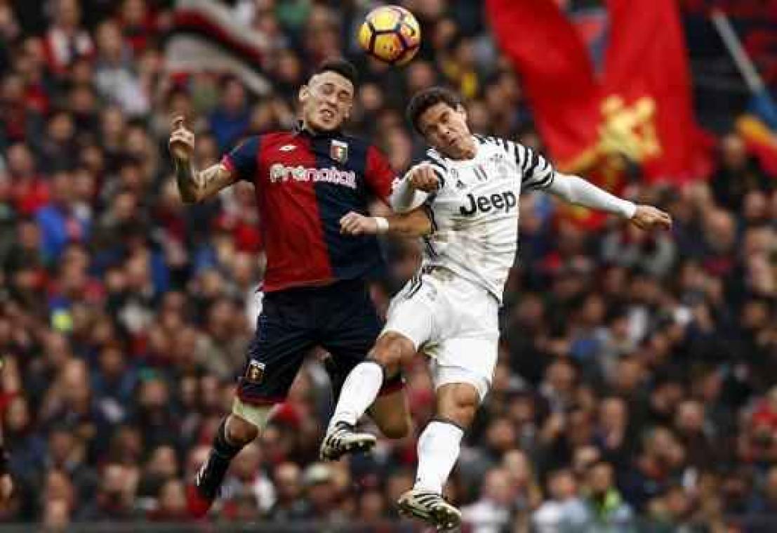 Serie A - Leider Juventus verliest op het veld van Genua