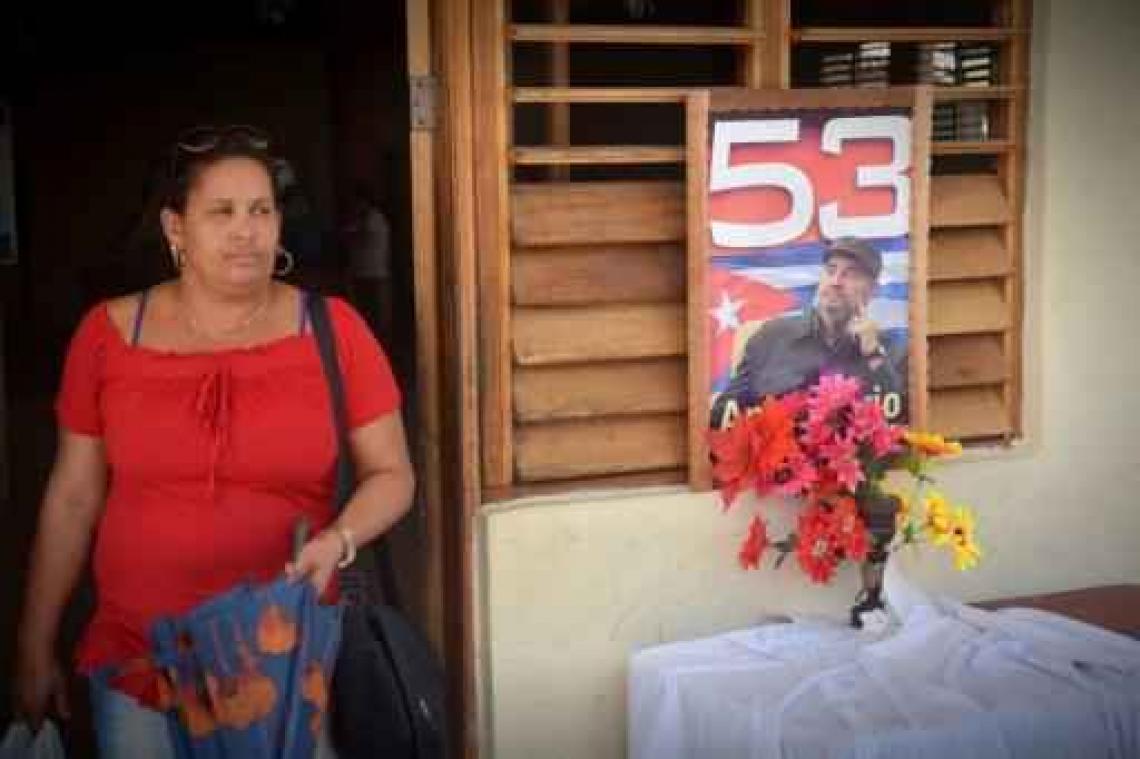 Cubanen nemen afscheid van Fidel Castro