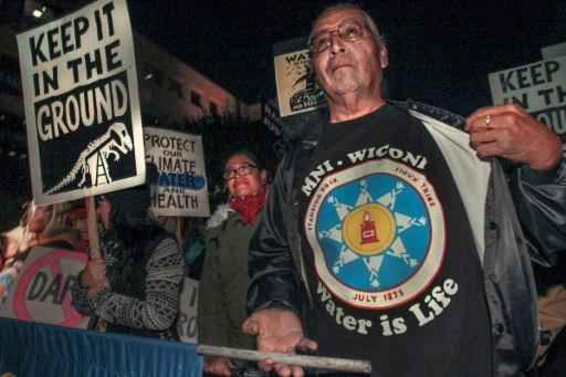 Agape Belgium organiseert manifestatie voor Standing Rock