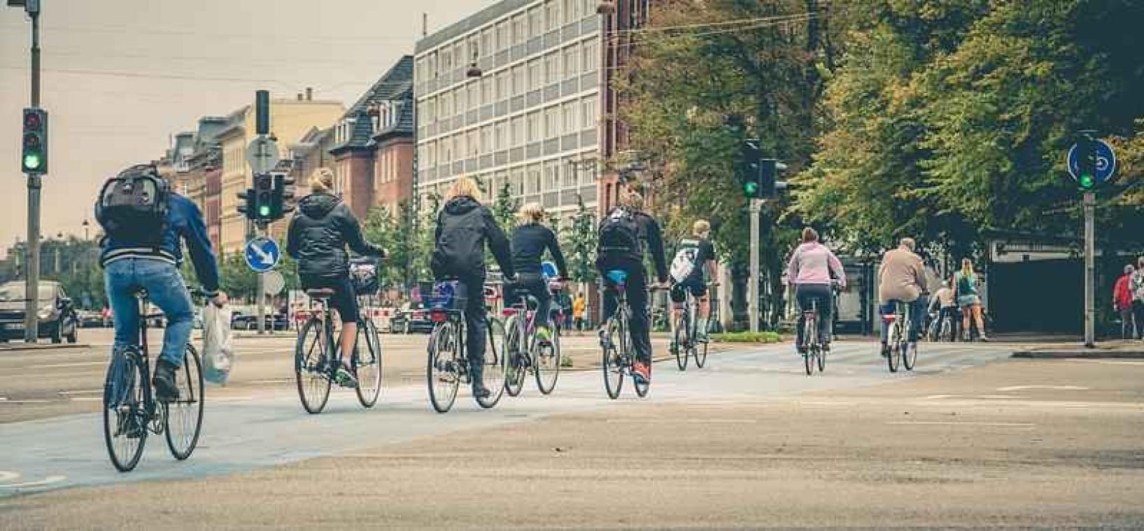 In Kopenhagen rijden er meer fietsers dan auto's