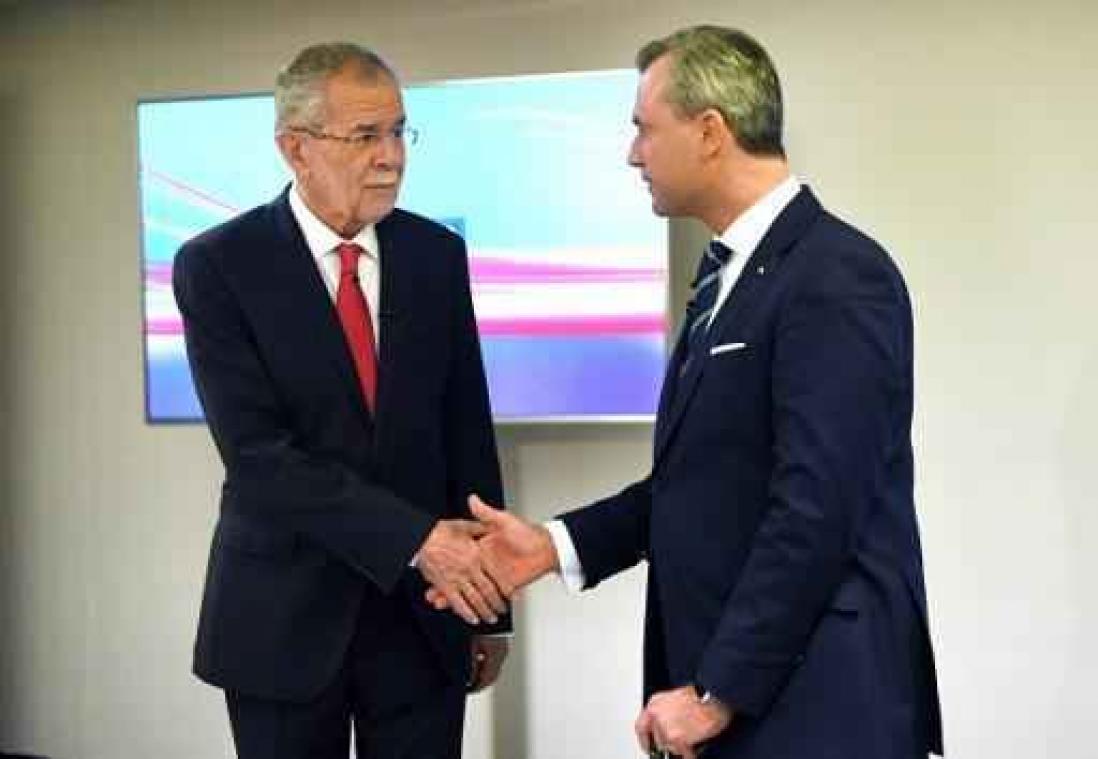 Presidentsverkiezing Oostenrijk - Bitsig laatste televisiedebat tussen Oostenrijkse presidentskandidaten