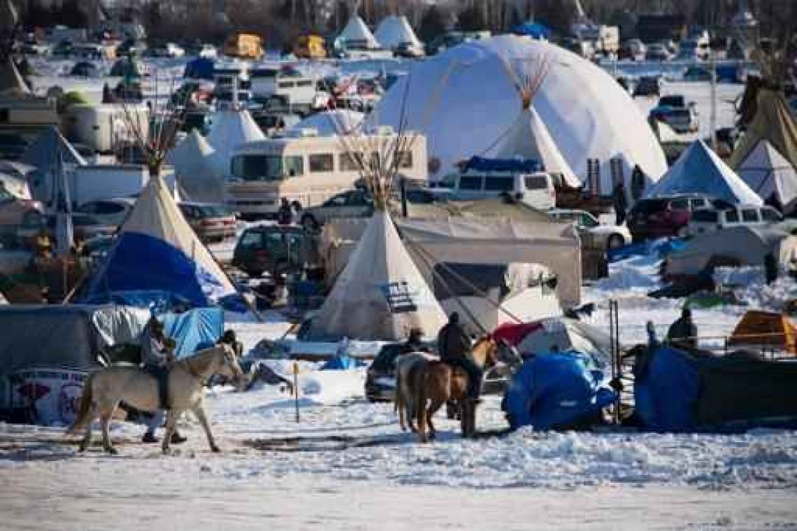 Tegenstanders van pijpleiding in North Dakota bereiden zich voor op de winter