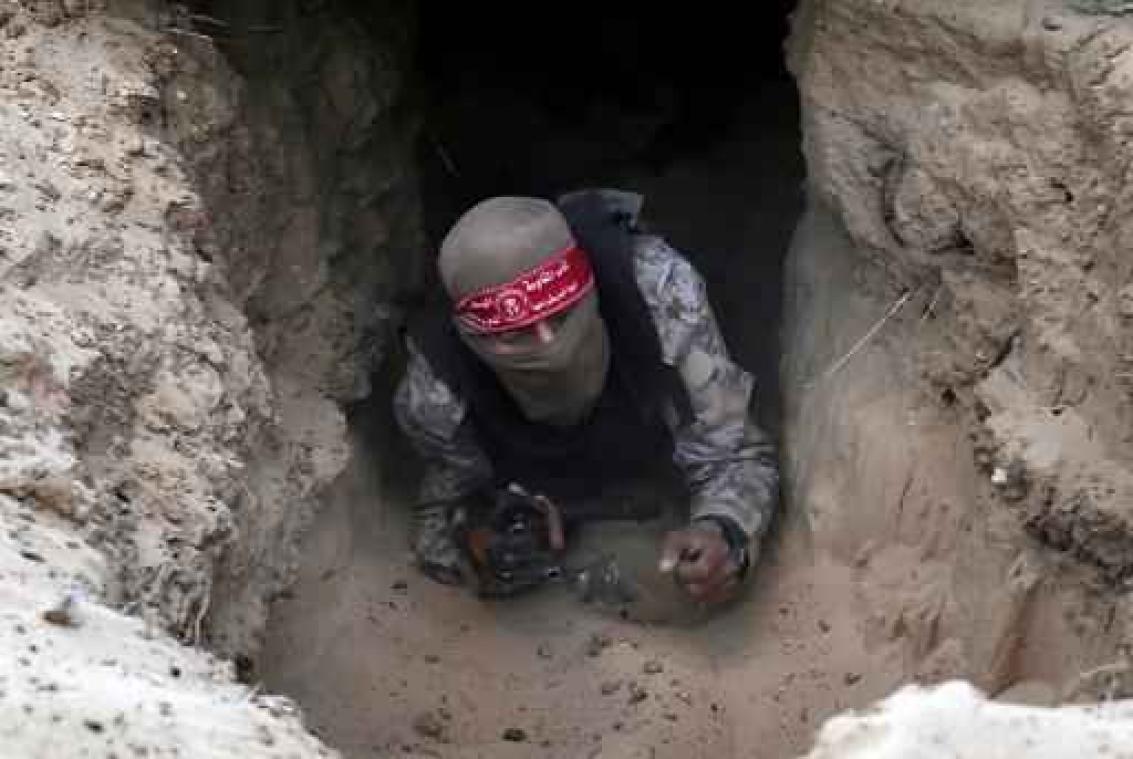 Vier Palestijnen bij instorting smokkelaarstunnel gedood