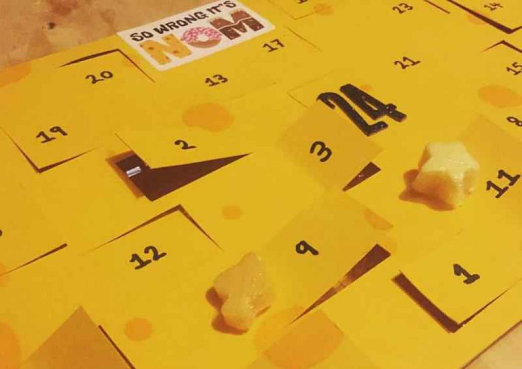 Blogster maakt een adventskalender met kaas