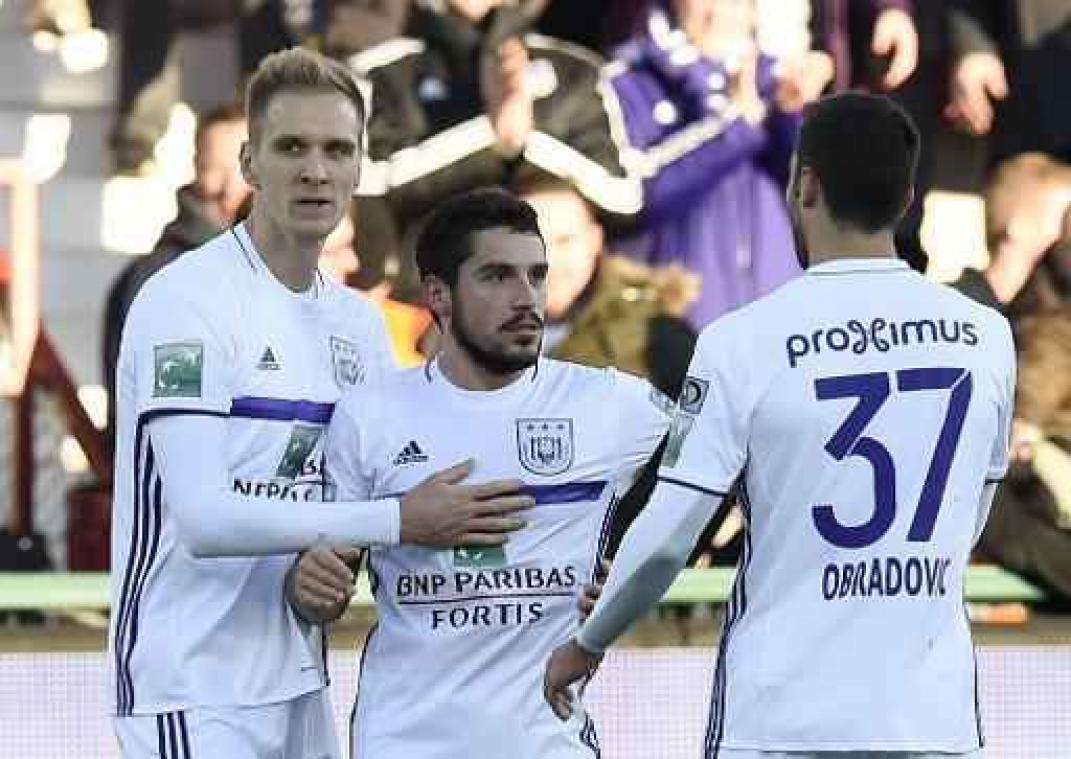 Anderlecht dient KV Kortrijk eerste thuisnederlaag toe