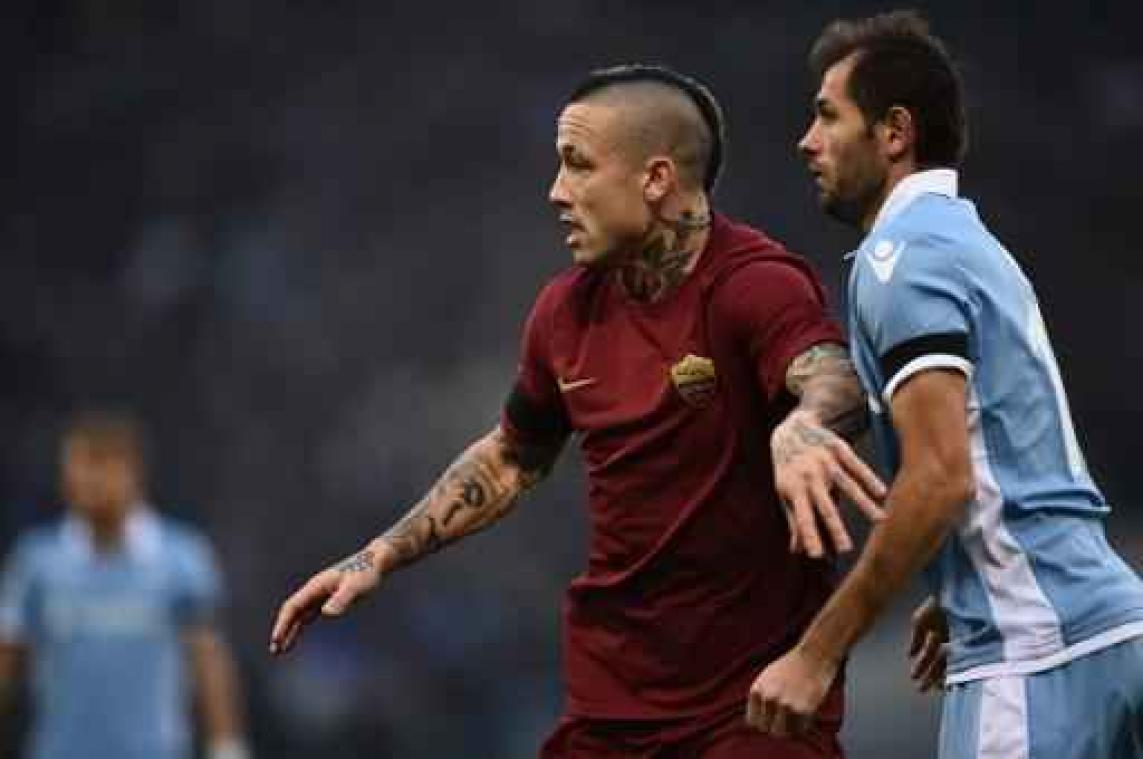 Nainggolan helpt Roma met fraaie goal voorbij Lazio