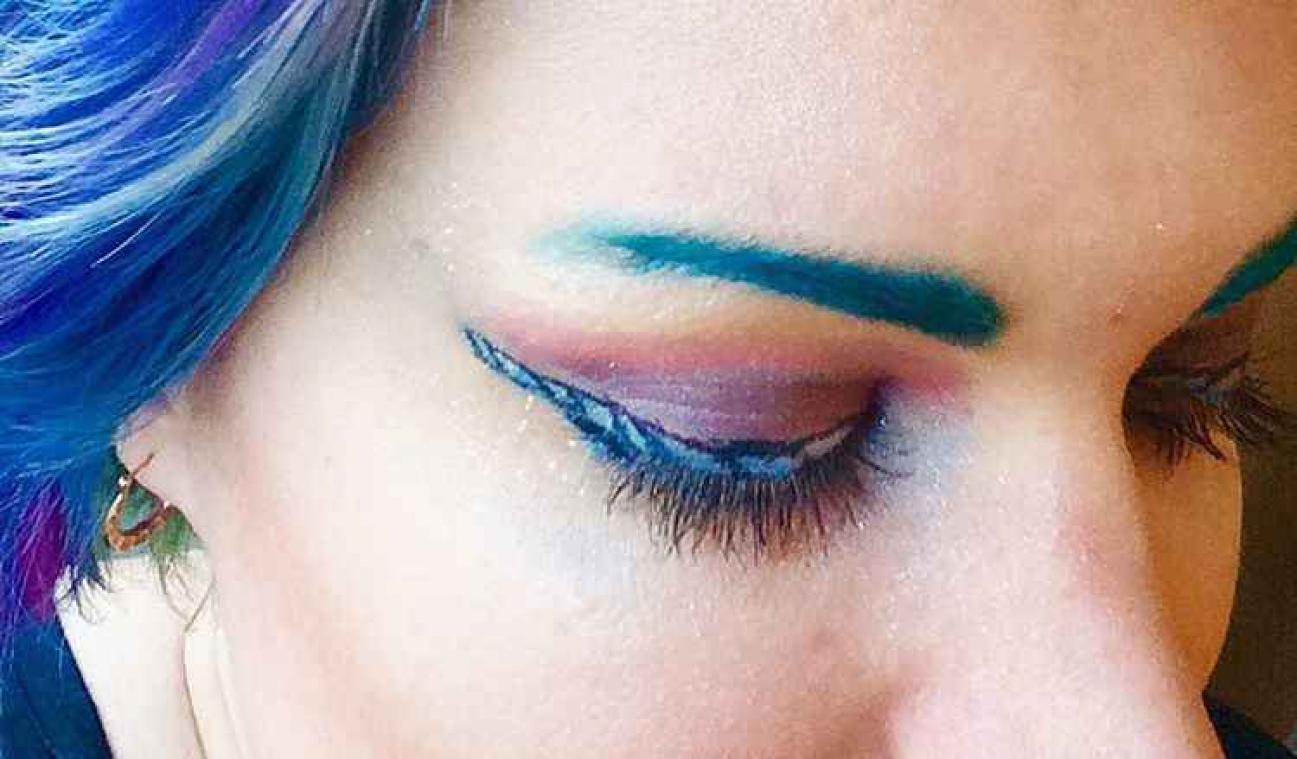 De nieuwste trend in make-up: eenhoorn-eyeliner