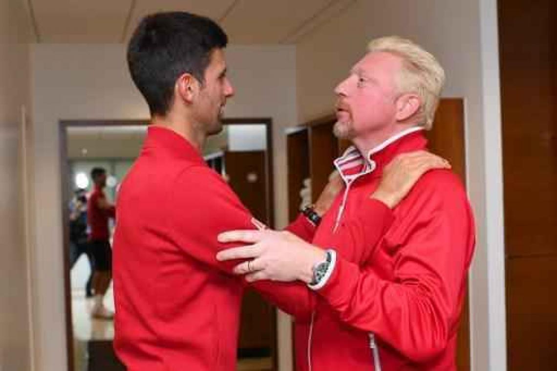Novak Djokovic beëindigt samenwerking met Boris Becker