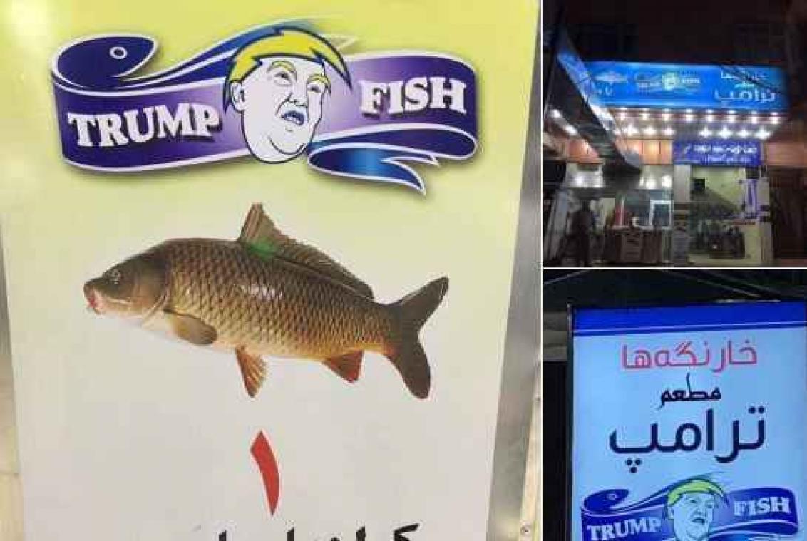 Trump Fish'-restaurant opent in Irak