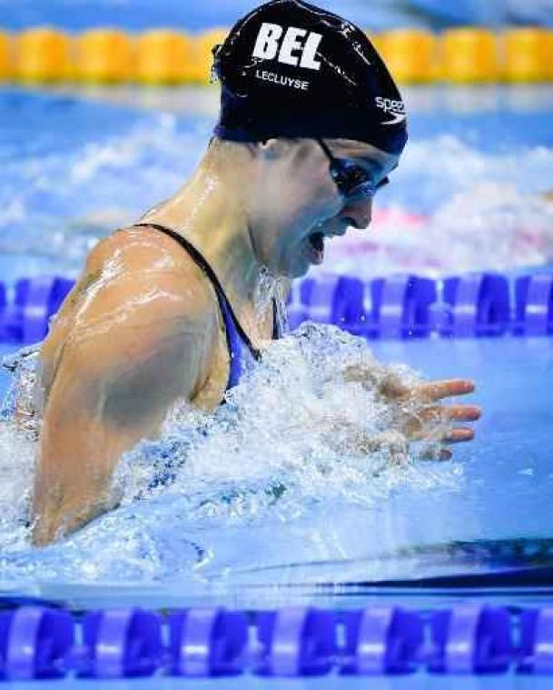 WK zwemmen kortebaan - Fanny Lecluyse eindigt achtste in finale 50m schoolslag