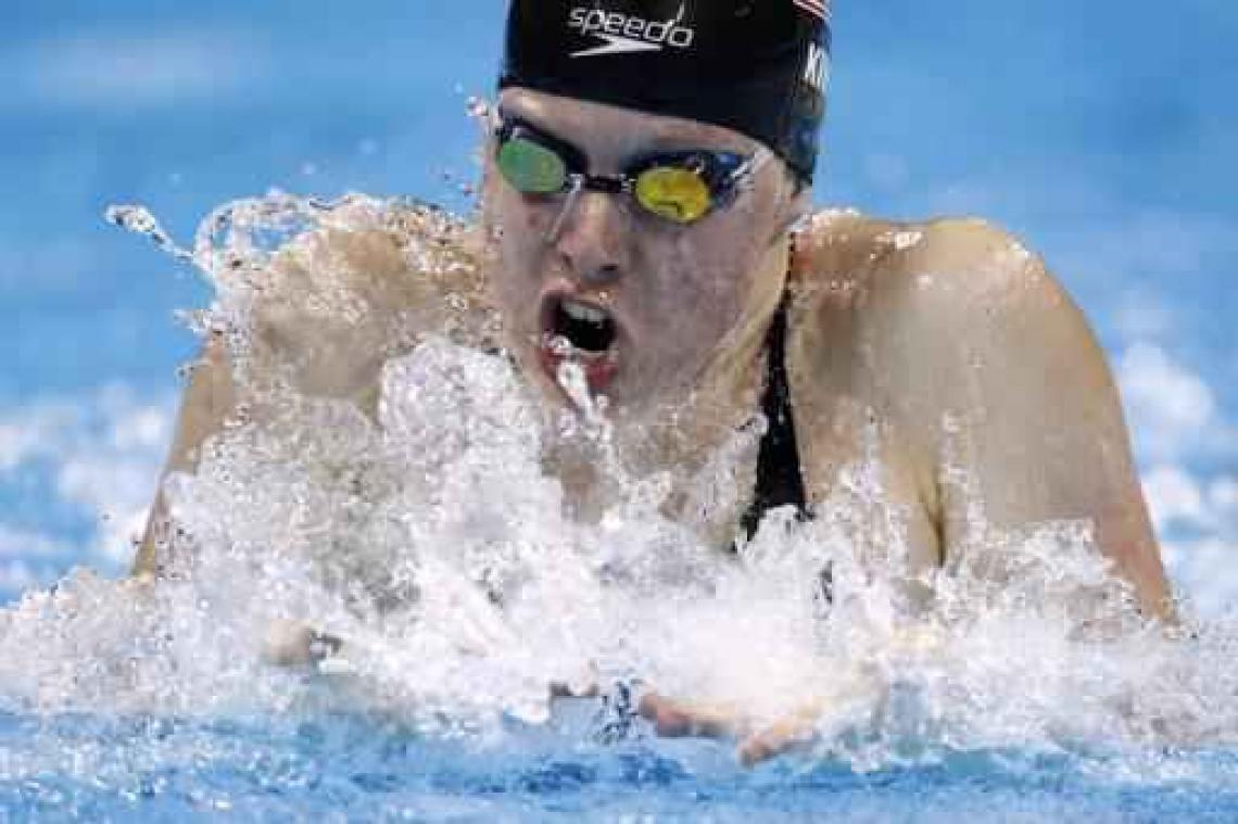 WK zwemmen kortebaan - Amerikaanse vrouwen zwemmen wereldrecord 4x50 meter wisselslag