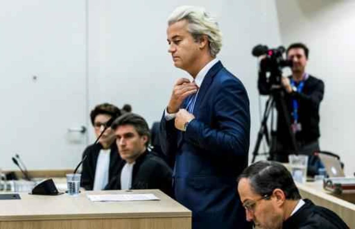 Nederlandse politicus Wilders krijgt geen straf voor "minder Marokkanen" toespraak
