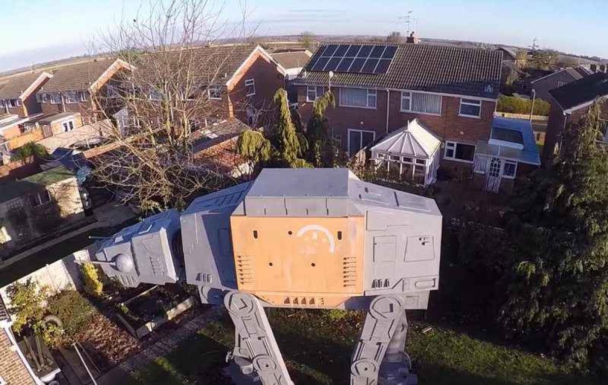 'Star Wars' gewoon in je achtertuin, het kan
