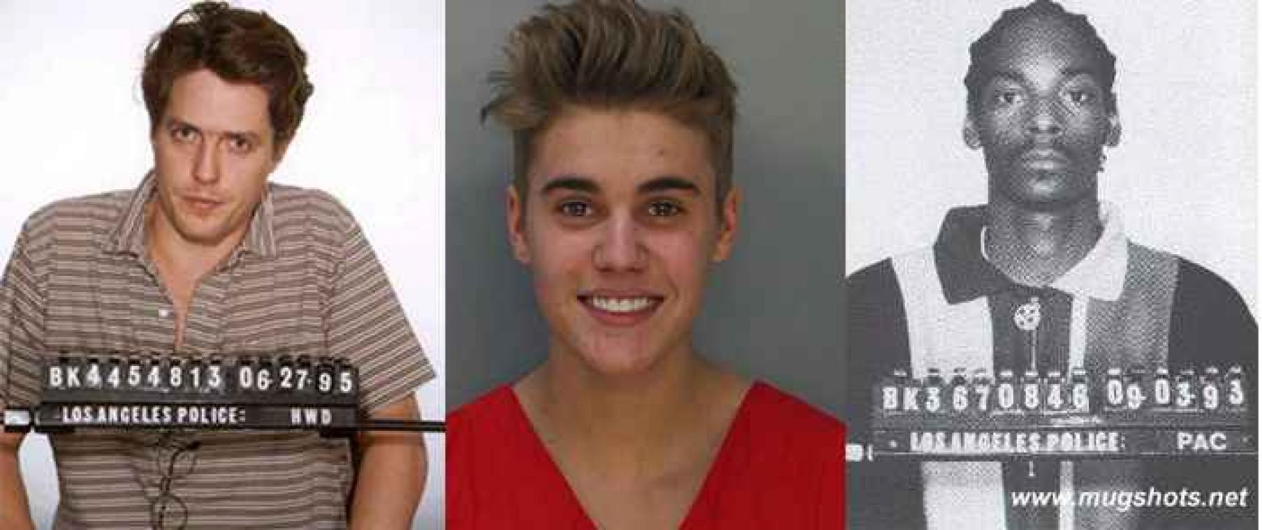 12 genânte arrestatiefoto's van Hollywood-sterren