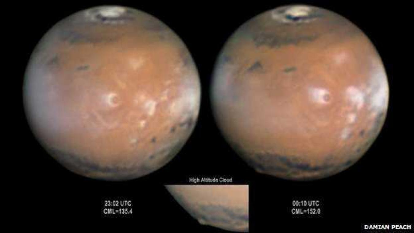 Mysterieuze nevel op Mars zet wetenschap voor een raadsel