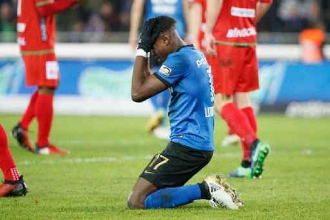 Club Brugge ziet Limbombe zes weken uitvallen