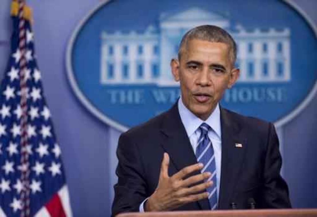 Obama houdt zijn laatste persconferentie van 2016