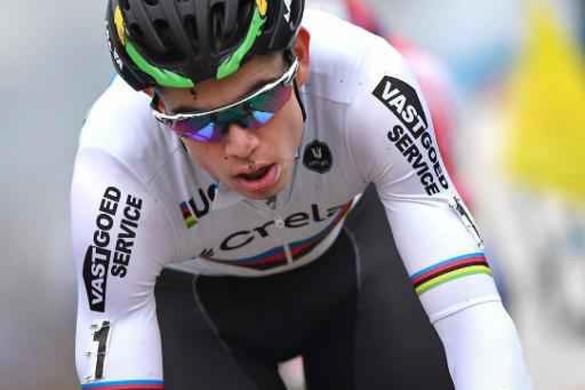 DVV Trofee Antwerpen - Wout van Aert wacht op regen en modder