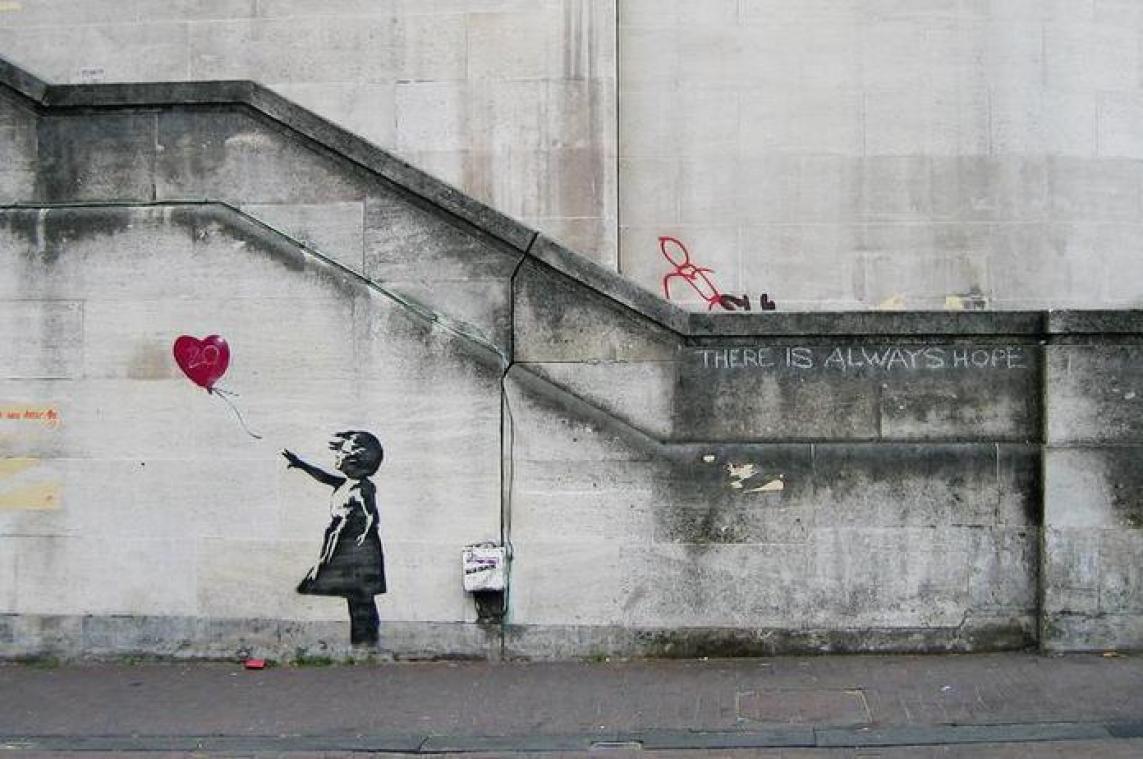 Straatkunstenaar Banksy komt naar België