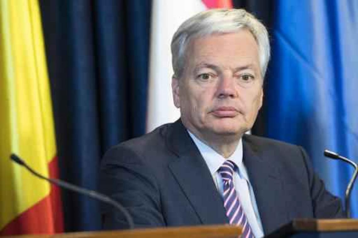 Minister Reynders betuigt medeleven aan Duitse bevolking
