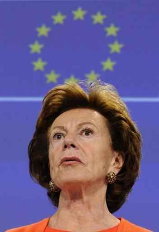 Commissie geeft Neelie Kroes formele berisping
