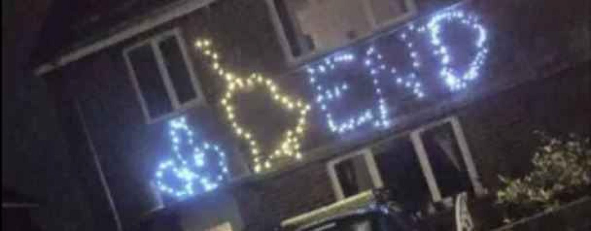 Brit gearresteerd wegens onbeleefde kerstverlichting
