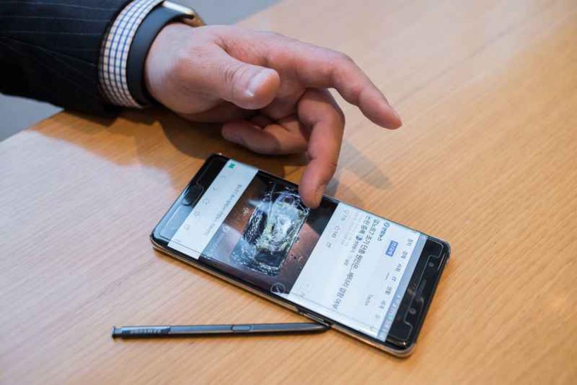 Vlucht vertraagd wegens wifinetwerk dat verwijst naar Galaxy Note 7
