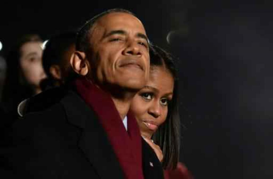 Barack en Michelle Obama houden laatste kersttoespraak