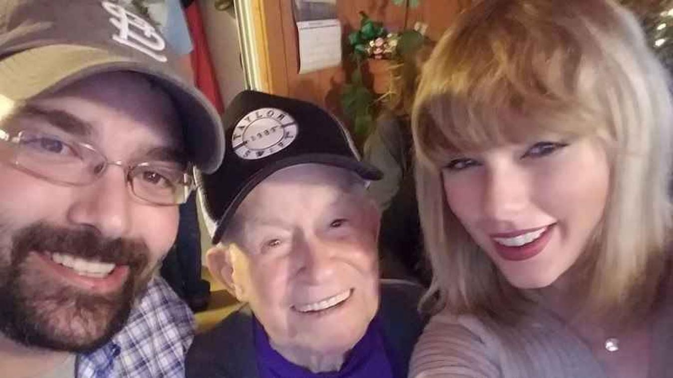 Taylor Swift verrast haar oudste fan