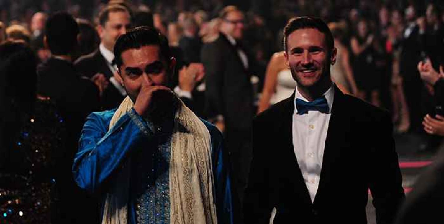 33 homo- en heterokoppels trouwen tijdens optreden Macklemore