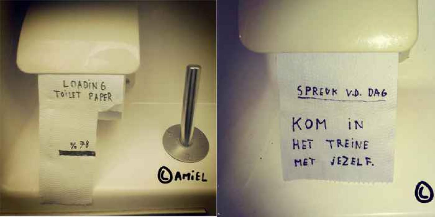 Pendelaar Kamielus bundelt zijn WC-wijsheden in een boek
